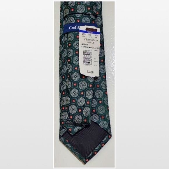 New Men Green Necktie Acce - Picture 8 of 13